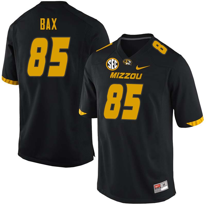 Men #85 Adam Bax Missouri Tigers College Football Jerseys Sale-Black